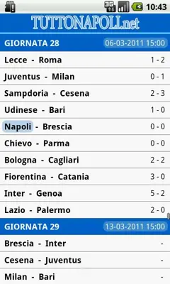 Tutto Napoli android App screenshot 4